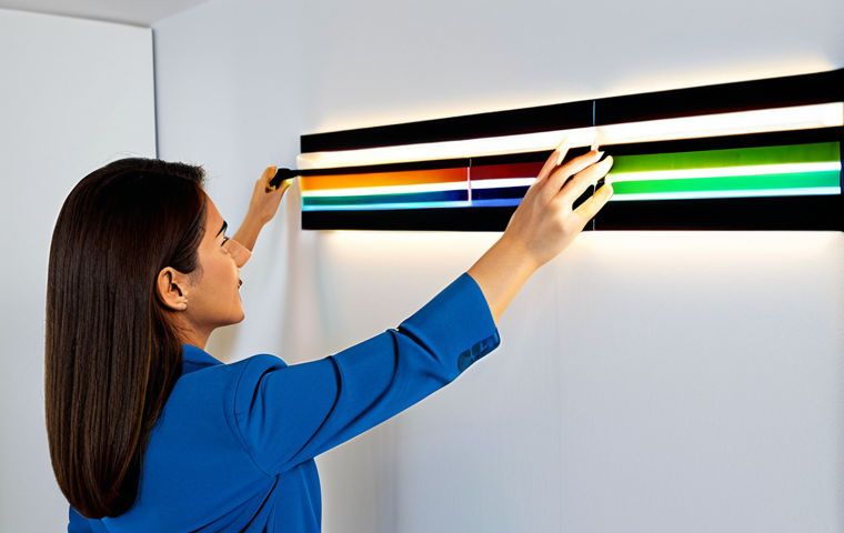 서큘래딘 조명 설계에서의 조도 측정 방법 - Modern Office Circadian Lighting Design**

"A modern office interior, showcasing a professional desi...