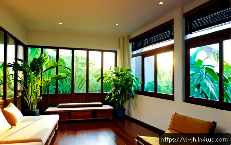 Home 17 서큘래딘 조명 설계와 인테리어 디자인 - Photorealistic contemporary Vietnamese apartment living room designed with circadian lighting, soft ...